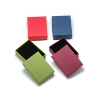 12pcs simple jewelry boxes valentines day gift box for necklace bracelets earring ring packaging display cardboard storage box