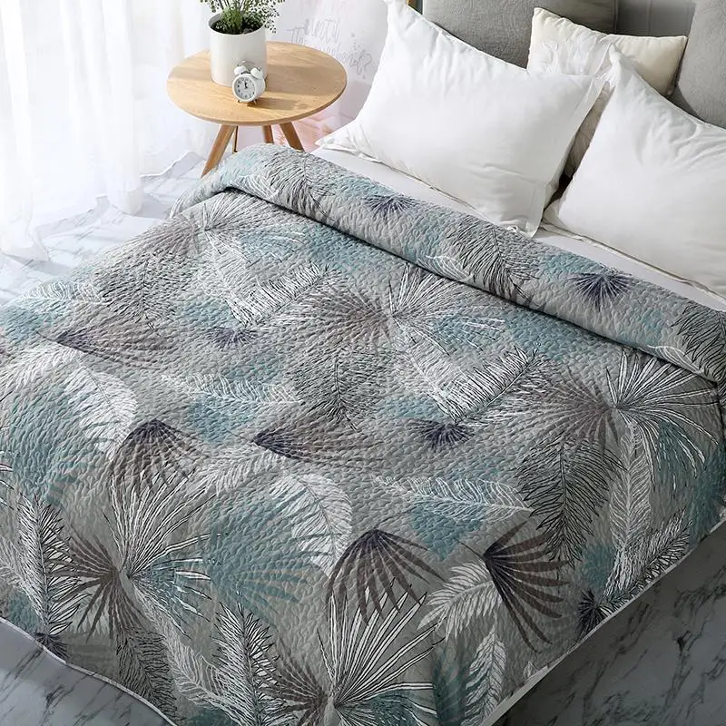 Online 35 Di Stampa Del Cotone Poliestere 150x20 0cm/200x220cm Quilting Copriletto/Morbido Di Estate Coperta Trapunta Del Duvet Letto Copertura # Sw