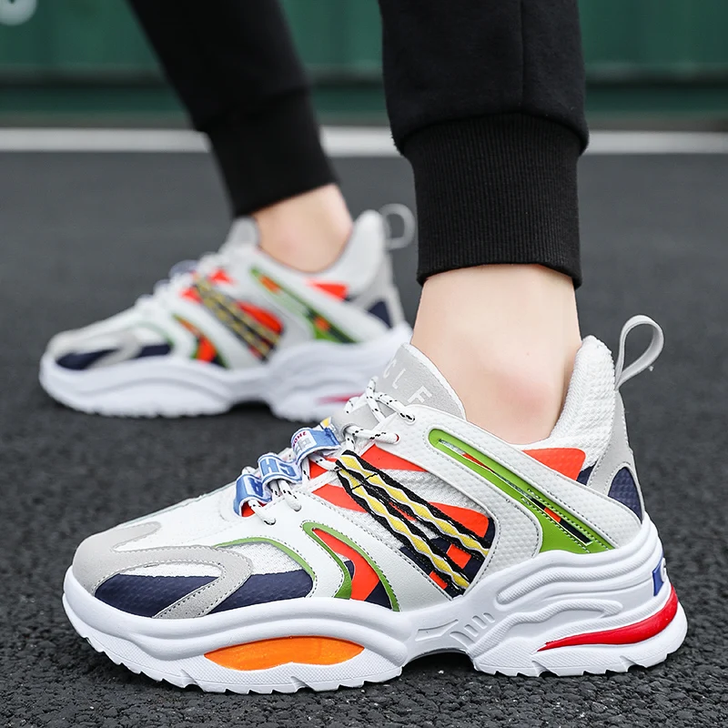 

2019 hot men Shoes Men Couple Casual Shoes Men Flats Outdoor Lovers Sneakers Mesh Breathable Walking Footwear chaussure homme