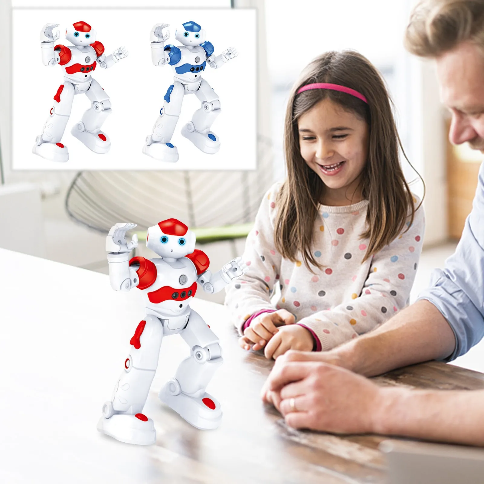 RC Gesture Sensor Dance Robot Programable Inteligente Electric Sing Remote Control Educational Humanoid Robotics Toys For Boys | Игрушки и