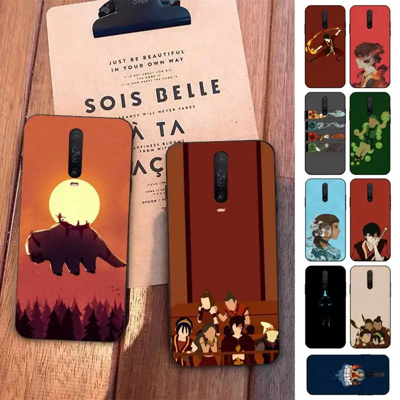 

FHNBLJ Avatar the Last Airbender Phone Case for Redmi 5 6 7 8 9 A X pro plus K20 S2 K30 pro Go