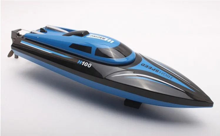 Радиоуправляемая лодка H100 2 4 ГГц канала 30 км/ч гоночная с дистанционным