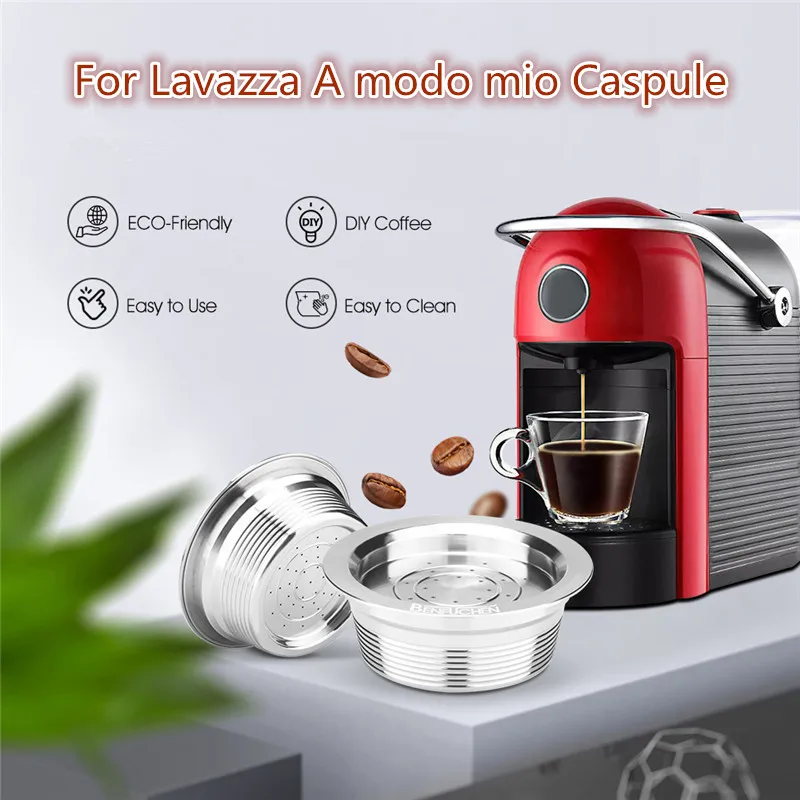 

For Lavazaa a modo mio Reusable Stainless Steel Coffee Capsule Filter For Lavazzaa A Modo Mio Jolie/Tiny & LM3100 Expresso