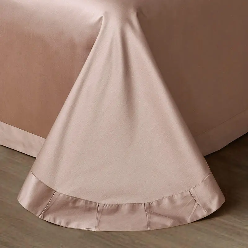 Комплект постельного белья из 100-х египетского хлопка желтое постельное белье