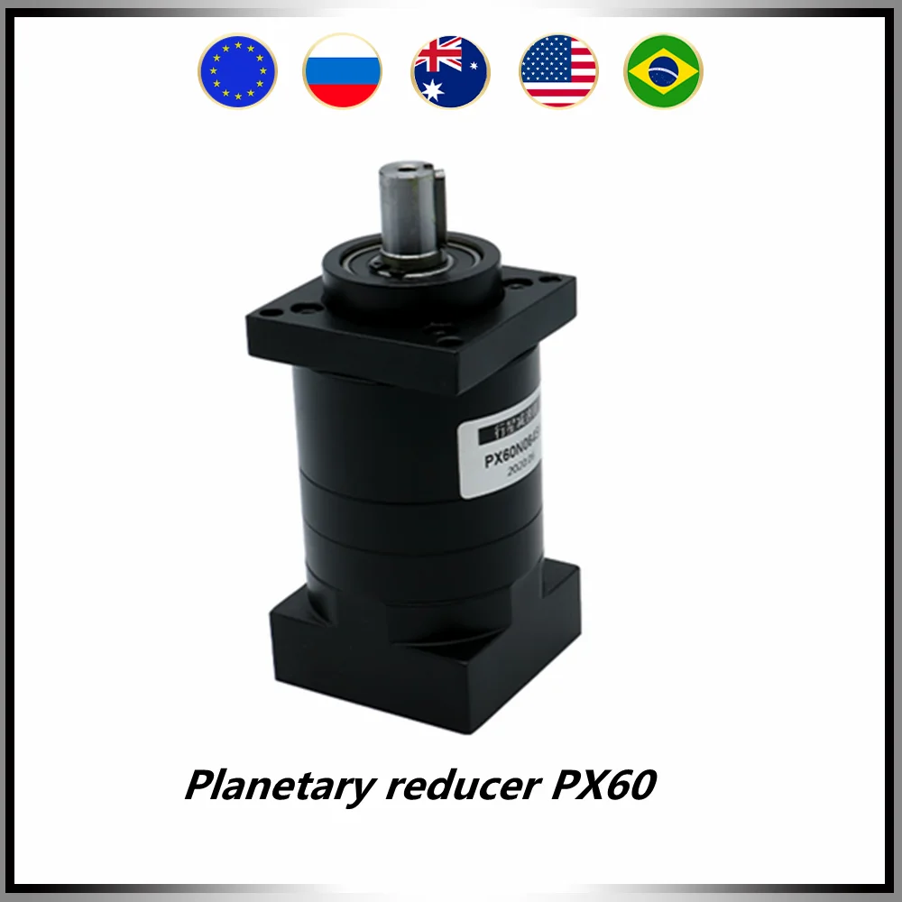 

Планетарный редуктор PX60 подходит для шагового серводвигателя Nema24 60 отношение 3 4 6 входное отверстие 14 мм выходной вал 14 мм с ключом 5 мм