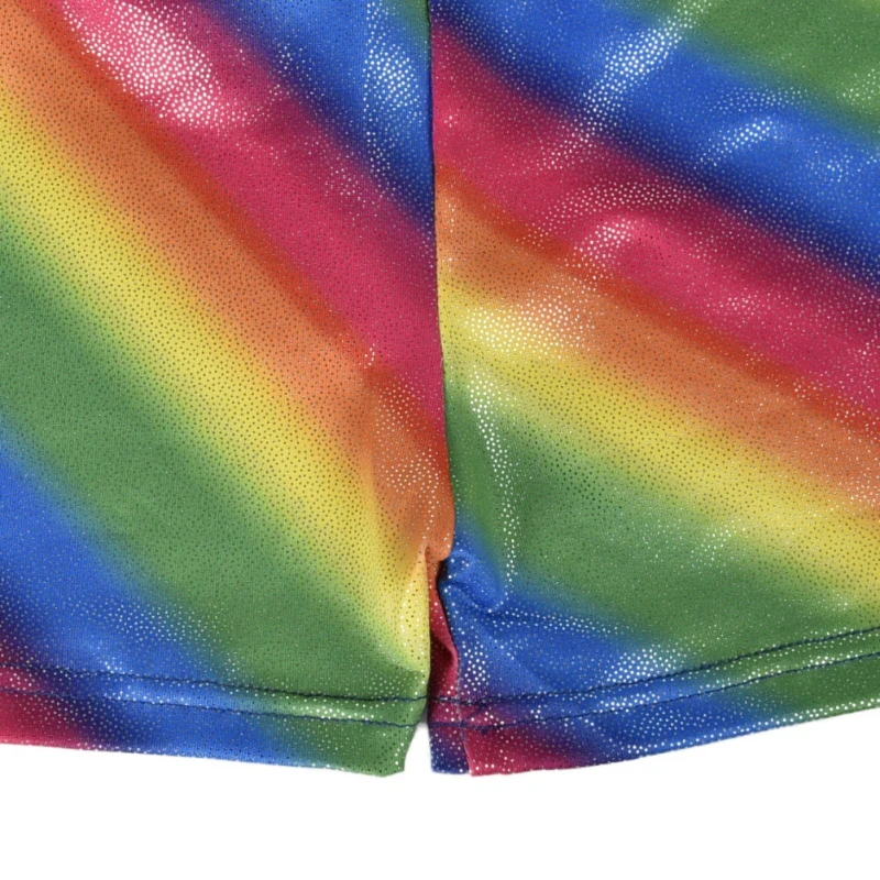 6-10 лет 2019 Новый Радужный костюм для тела балетная спортивная одежда танцевальная