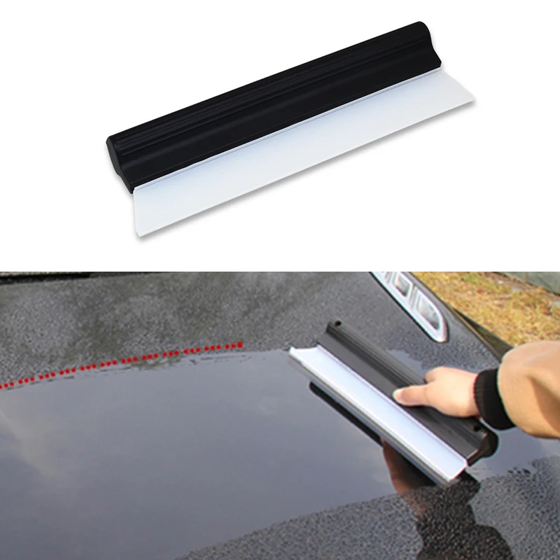 

Non-Scratch Flexible Soft Silicone Handy Squeegee Car Wrap Tools Water Window Wiper Drying Blade Clean Scraping Film Scraper