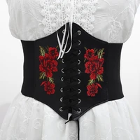 2021 women body shaper buckle wide waistband fashion trend waist belt underbust corset belt new accessories body building