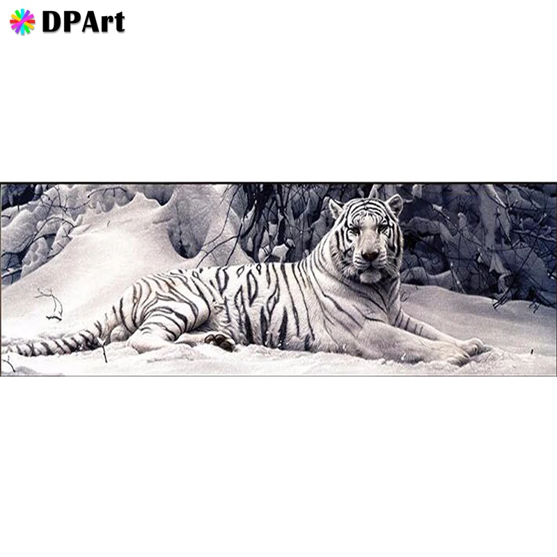 Daimond живопись 5D полный квадрат/круглый Dri снег тигр животные алмазные Стразы - Фото №1