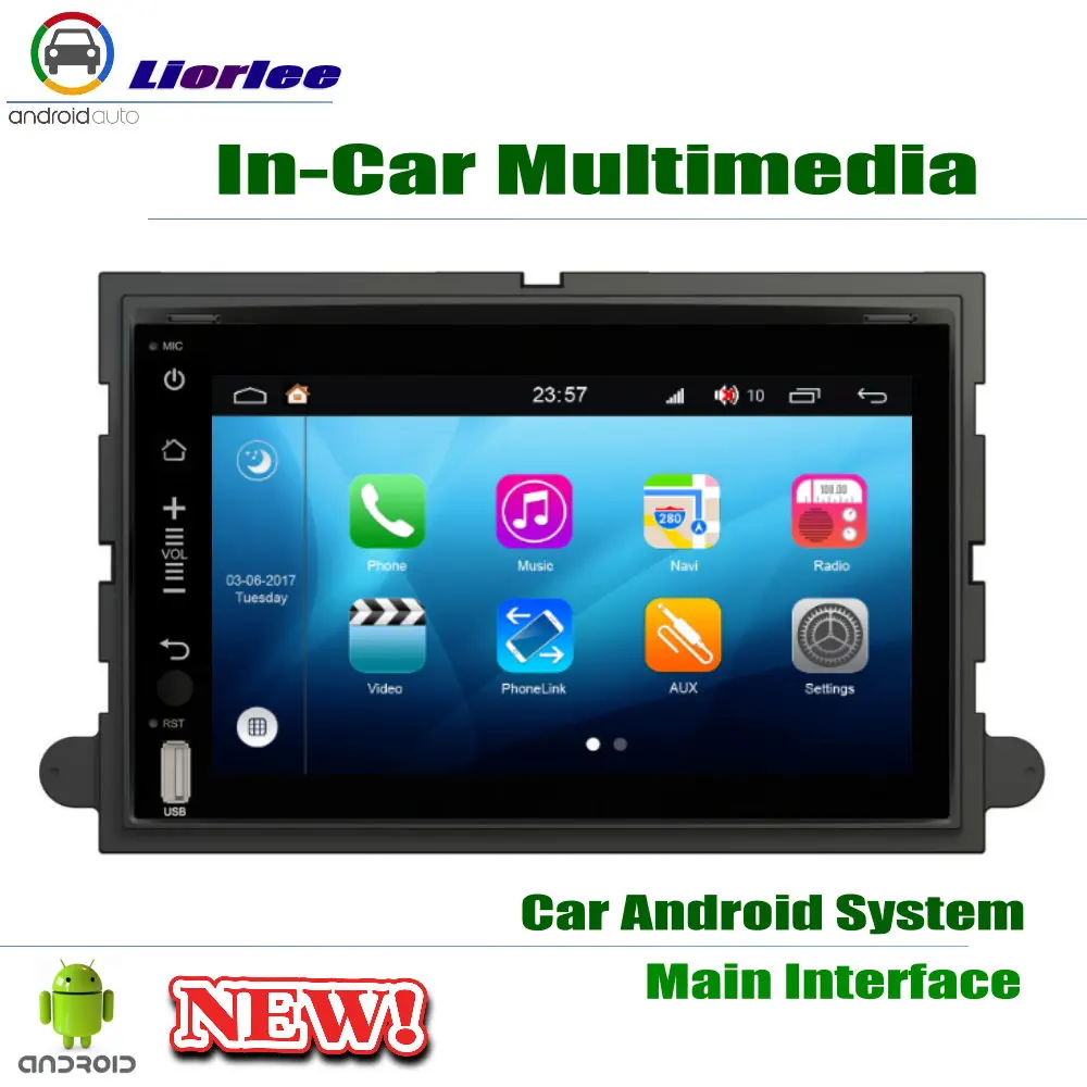 Для Ford Edge 2007 2008 2009 2010 HD экран Android автомобильное радио дисплей стерео аудио видео