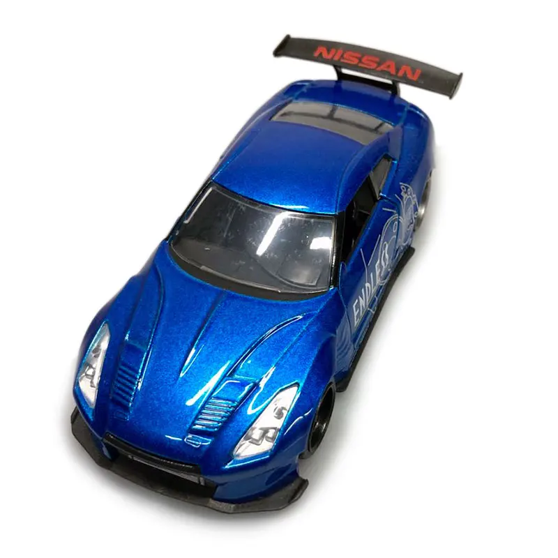 GT R R35 blue JADA 1/32 масштабная модель автомобиля игрушки 1961 CHEVY IMPALA литая металлическая модель автомобиля игрушка для подарка/детей/коллекции - Цвет: GT R R35 blue