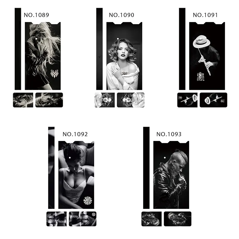 Панк мужской сексуальный женский чехол с принтом из ПВХ для JUUL E Cigarette наклейка