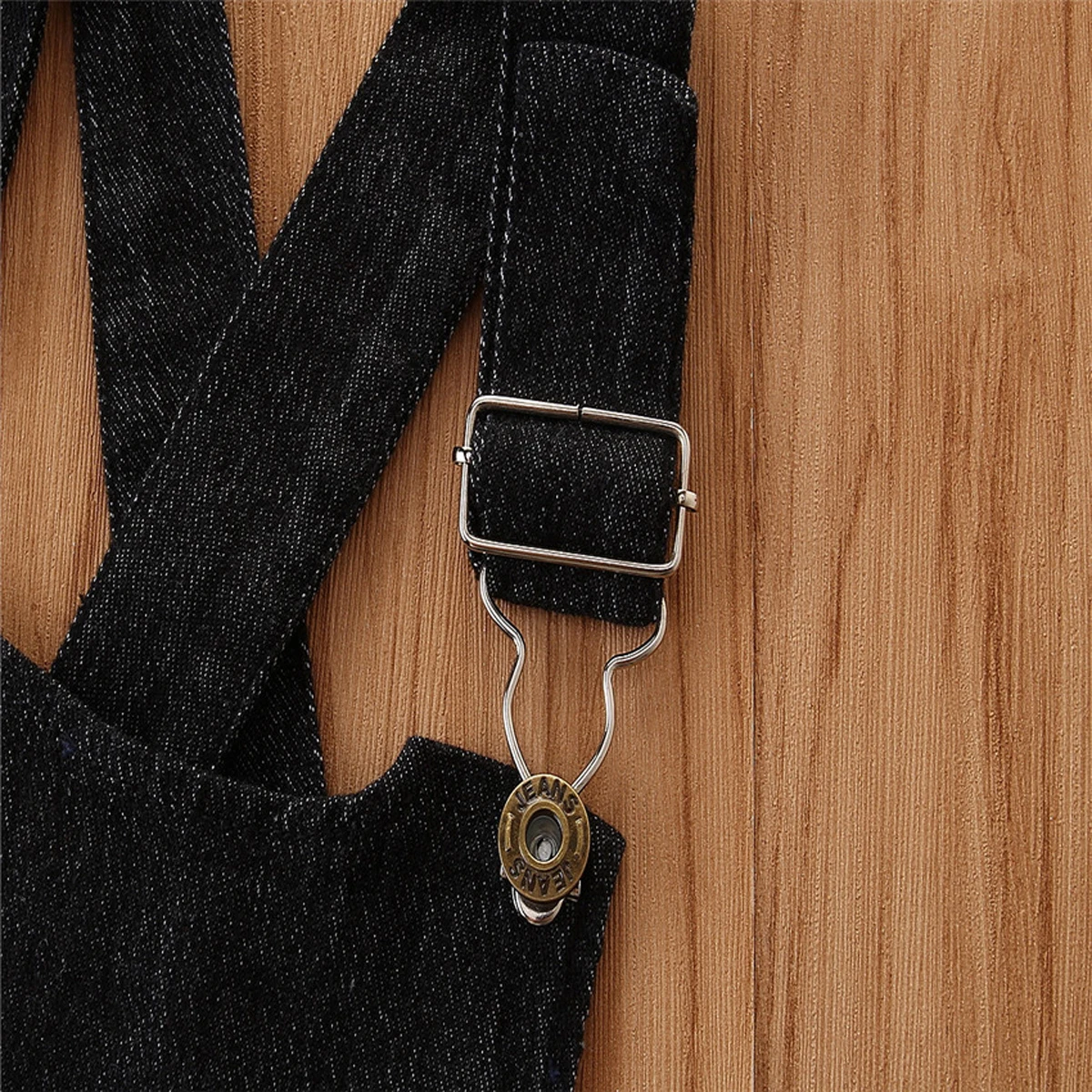 Детская одежда Комплект для девочек Однотонные Цвет Черный Модные топы с пышными