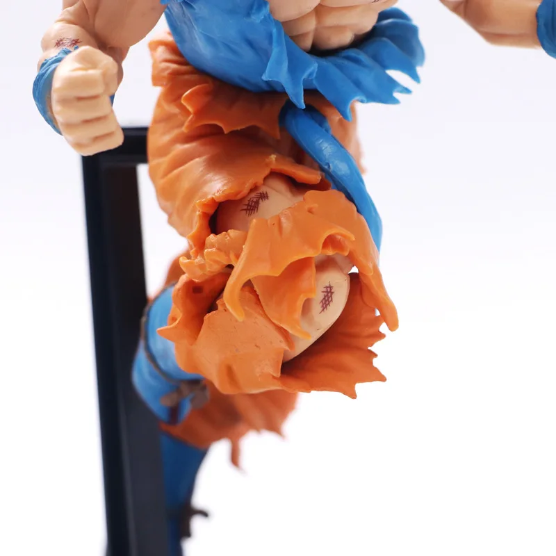 Dragon Ball Z Goku позитивно лицом к врагу стиль фигурка DBZ Goku Супер Saiyan Shock Wave Коллекция Модель игрушки 18 см