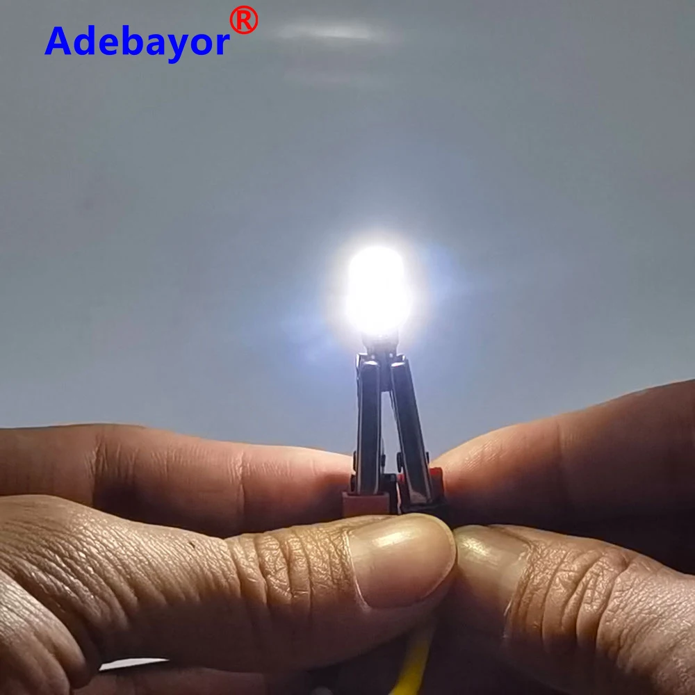 100 шт. T5 Клин автомобиля светодиодный лампы 3014 5 SMD светодиодные Интерьер