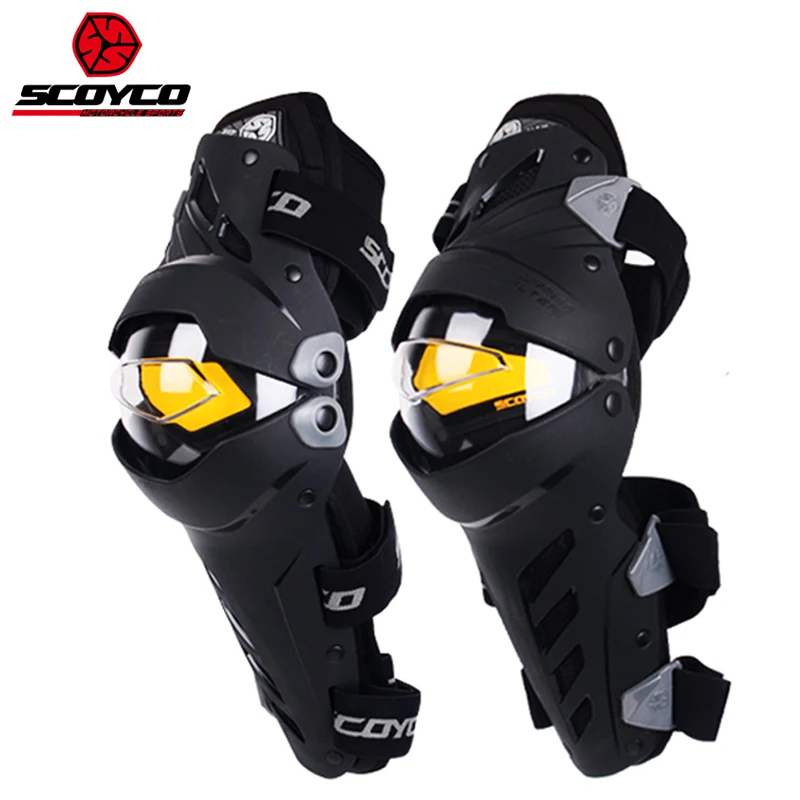 

SCOYCO мотоциклетные наколенники для езды на мото, наколенники, сертифицированные CE, локомотив, противоударная защита колена, защитное снаряжение для мотоцикла