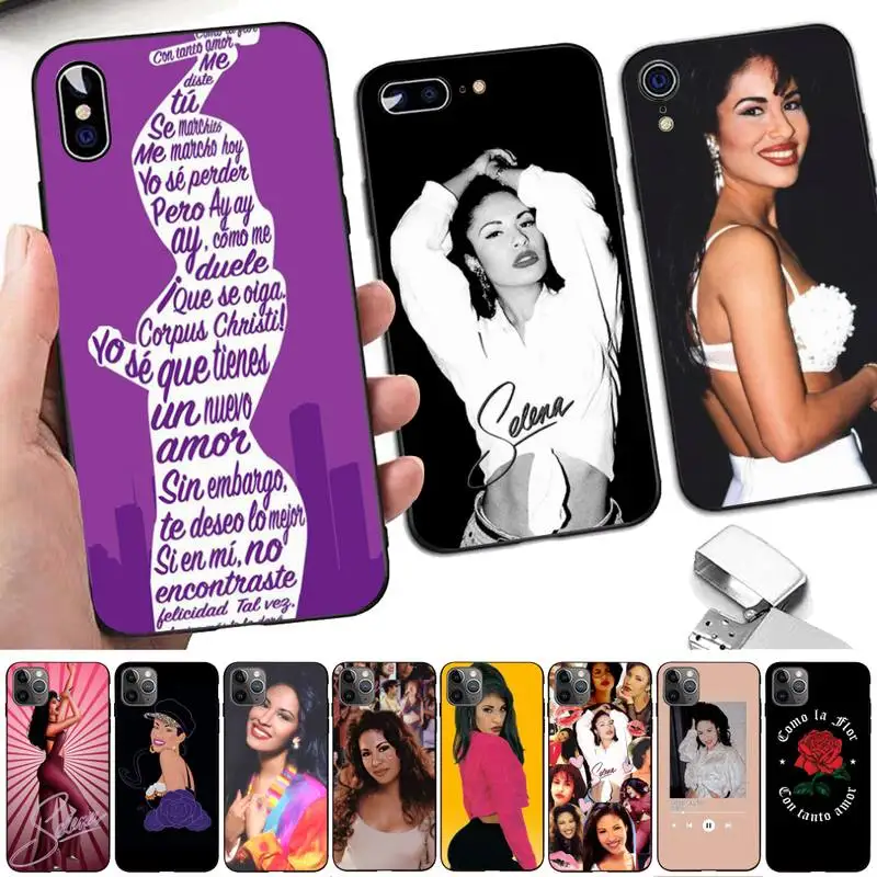 

Selena quintanilla Phone Case for iPhone 13 11 12 pro XS MAX 8 7 6 6S Plus X 5S SE 2020 XR case
