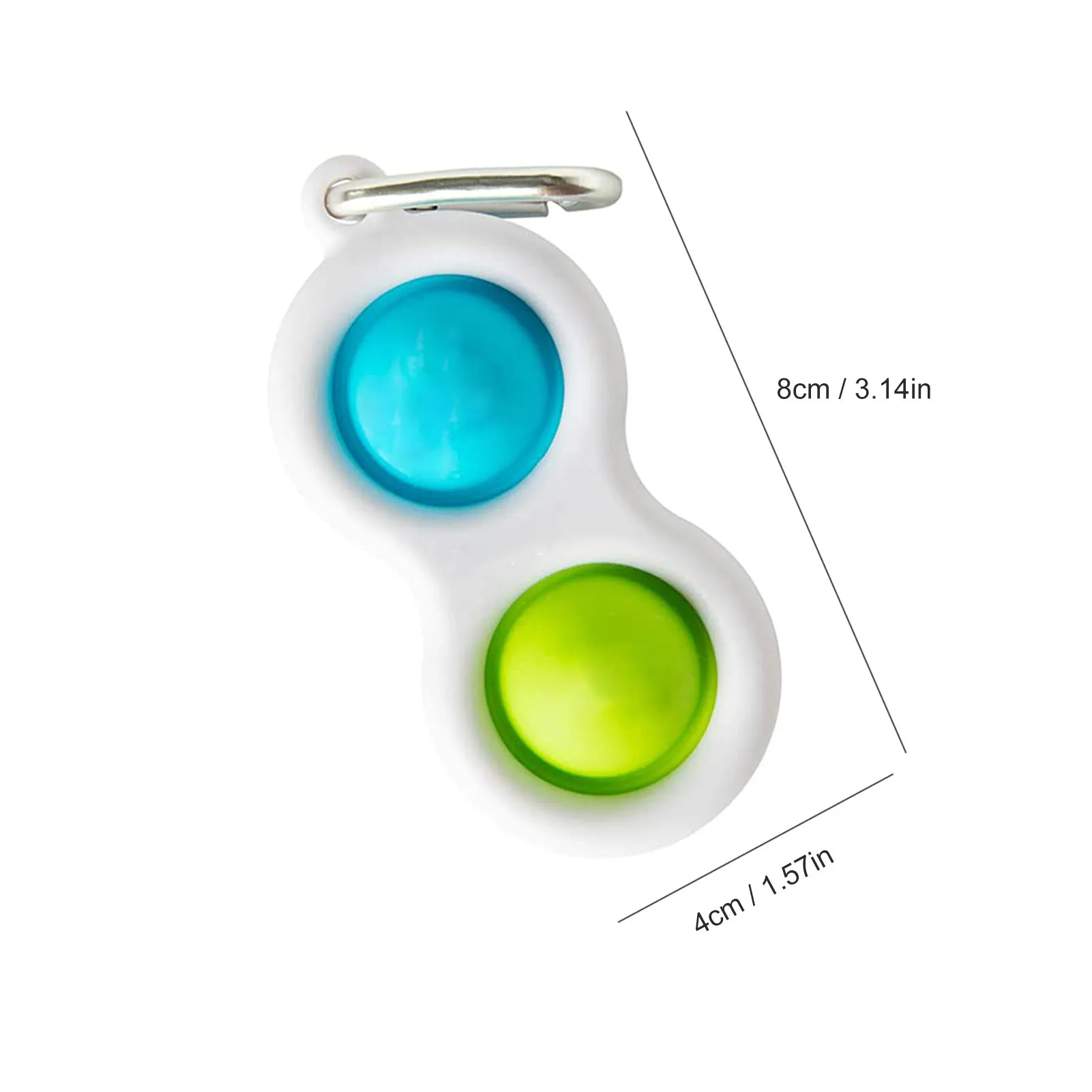 

1/2/4pcs Fidget Simple Dimple Toy Fat Brain Toys Stress Relief Hand Toys For Kids Adults Early Educational Montessori Fidget Toy