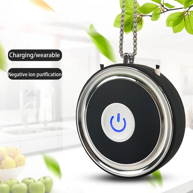 

Necklace Air Purifier, Home Hanging Neck Type Car Oxygen Bar at Any Time Negative Ion Air Purifier