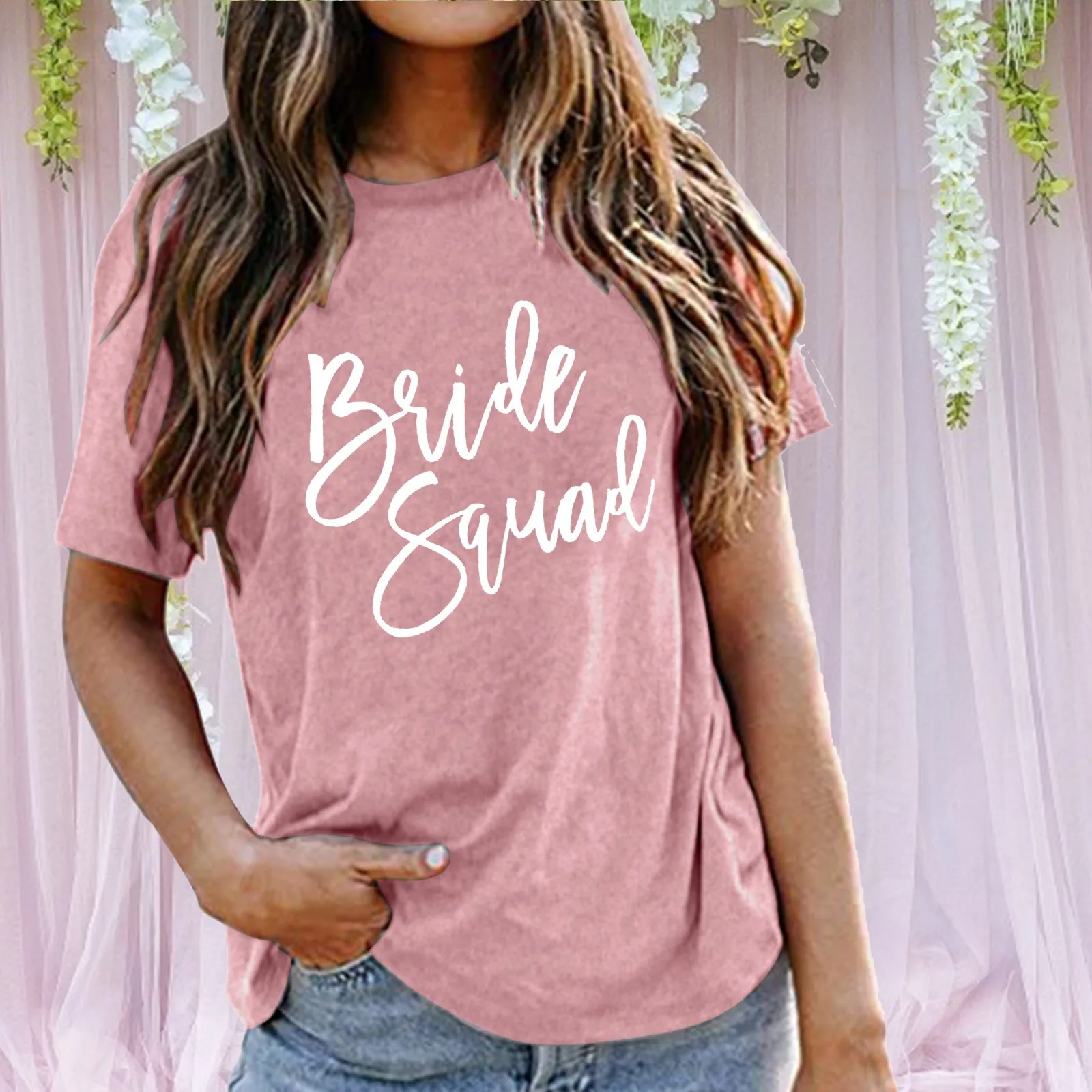 

Футболка женская летняя с принтом букв, повседневный Топ в стиле Харадзюку, модная одежда с графическим принтом, Новая женская рубашка