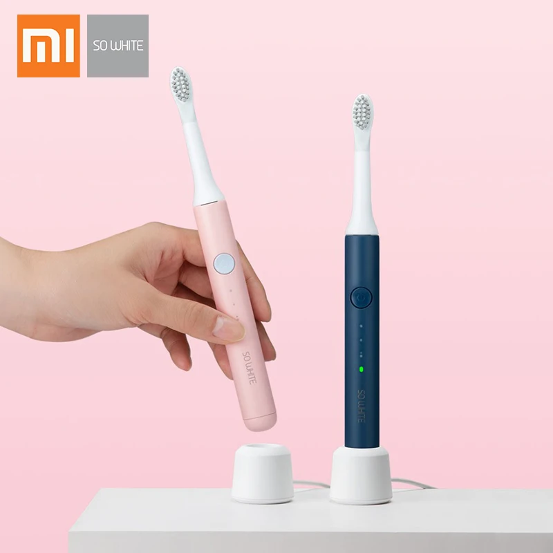 Xiaomi электрическая зубная щетка Sonic WaveRechargeable качество смарт чип сменная Зубная