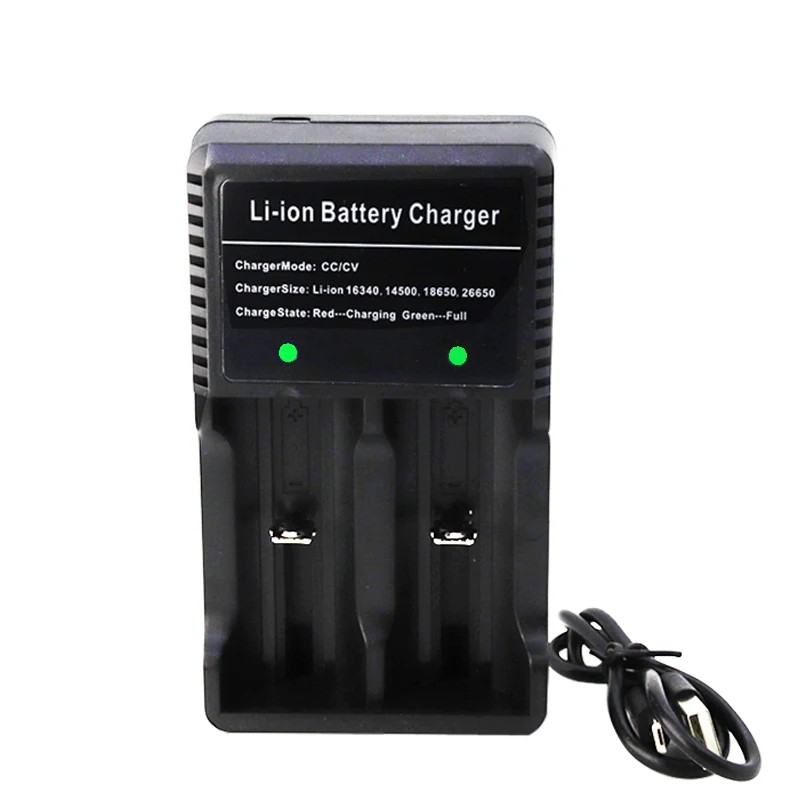 Новинка 18650 Батарея 3,7 V 12800mAh перезаряжаемая Львиная батарея для светодиодной вспышки 18650 батарея+ USB зарядное устройство