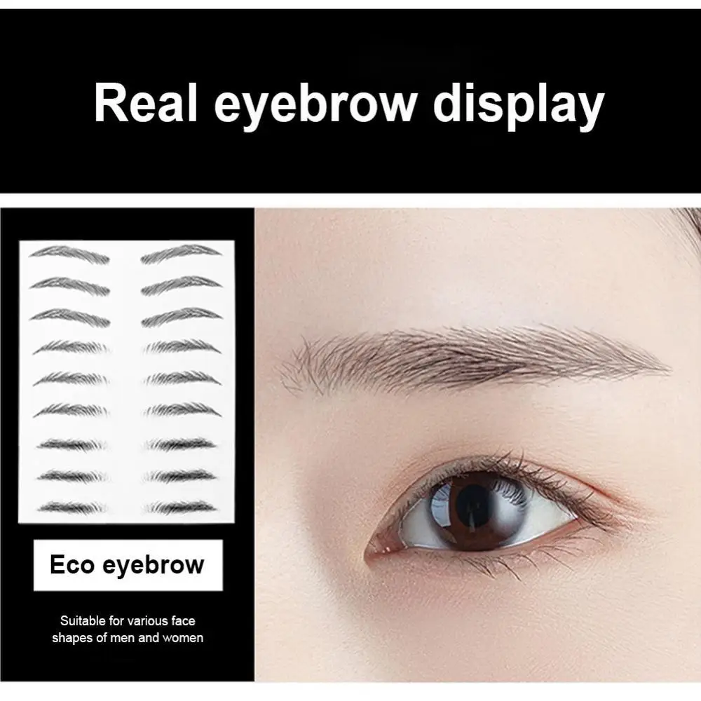 

3Pcs 6D Lasting Natural Bionic Eyebrow Tattoo Eye Makeup Water Transfer Sticker