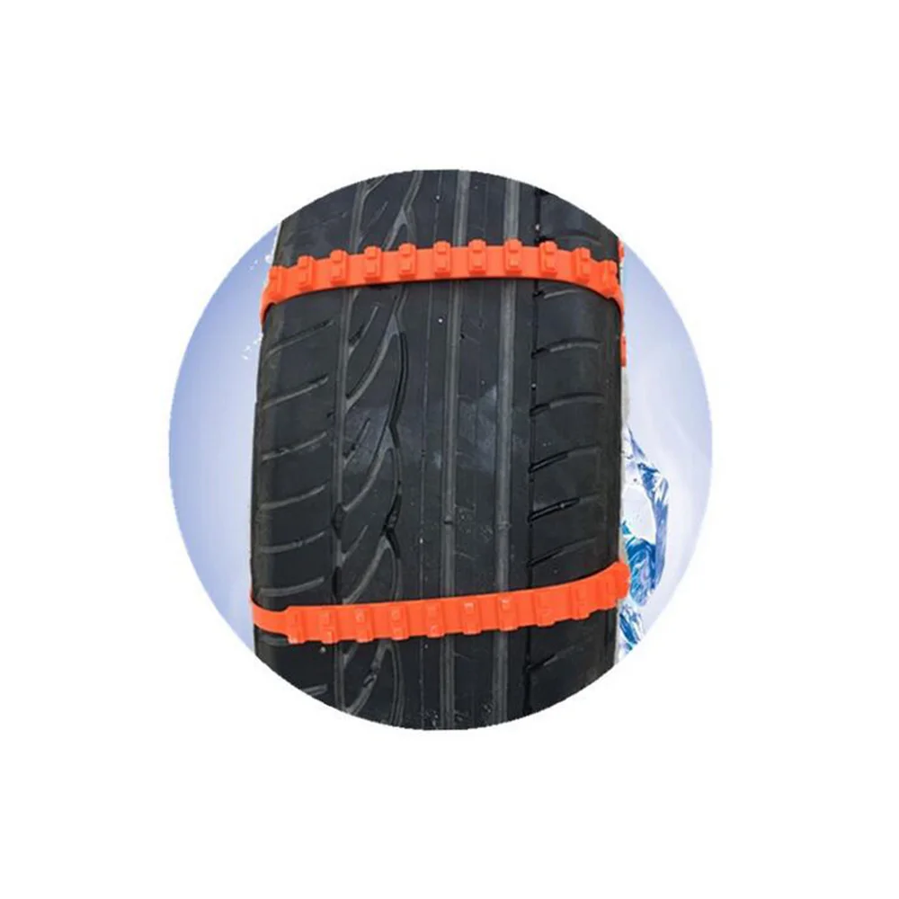 Универсальная автомобильная противоскользящая Снежная шина для колеса 10 шт.