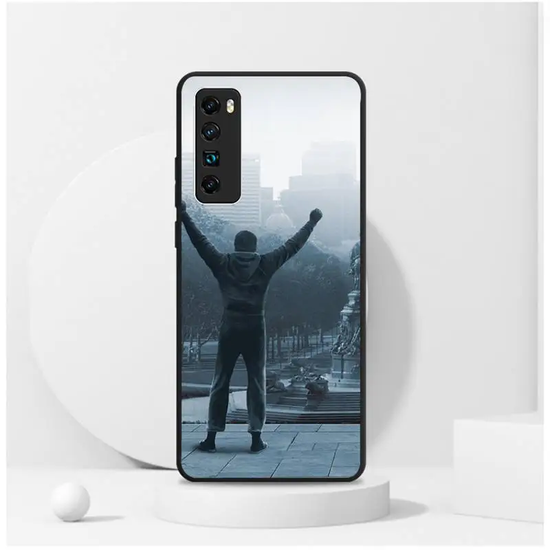 

Rocky Balboa Phone Case For Samsung S6 S7 Edge S8 S9 S10 E lite2019 S20 Plus Cover Fundas Coque