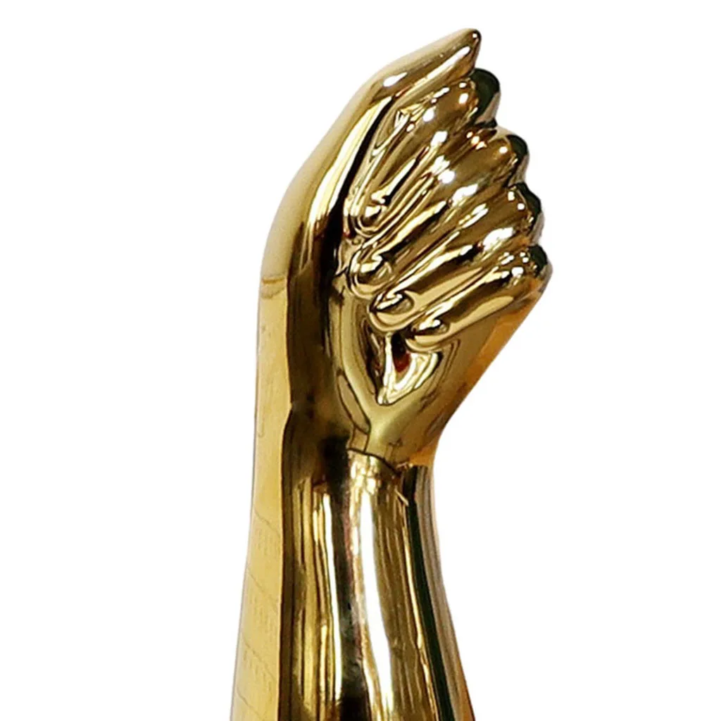 

Hand Shape Ceramic Vase Artificial Flowers Bottle Pot Party Patio Decoration
