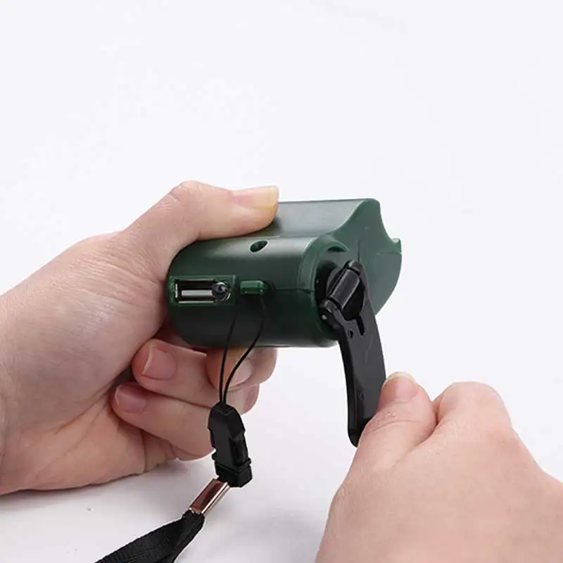 Экспресс 100 шт/партия три цвета EDC телефон аварийное зарядное устройство USB Ручное Зарядное устройство оборудование для кемпинга инструменты для выживания