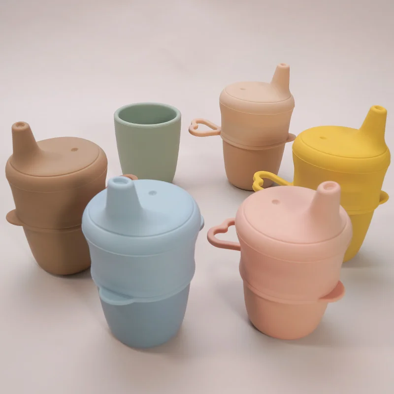 Не содержит Бисфенол А Младенческая силиконовая чашка для закусок подготовки