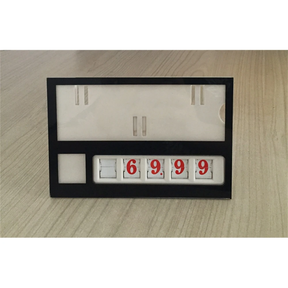 Пластиковый номер изменяемый по полосе популярная цена этикетка дисплей знаки