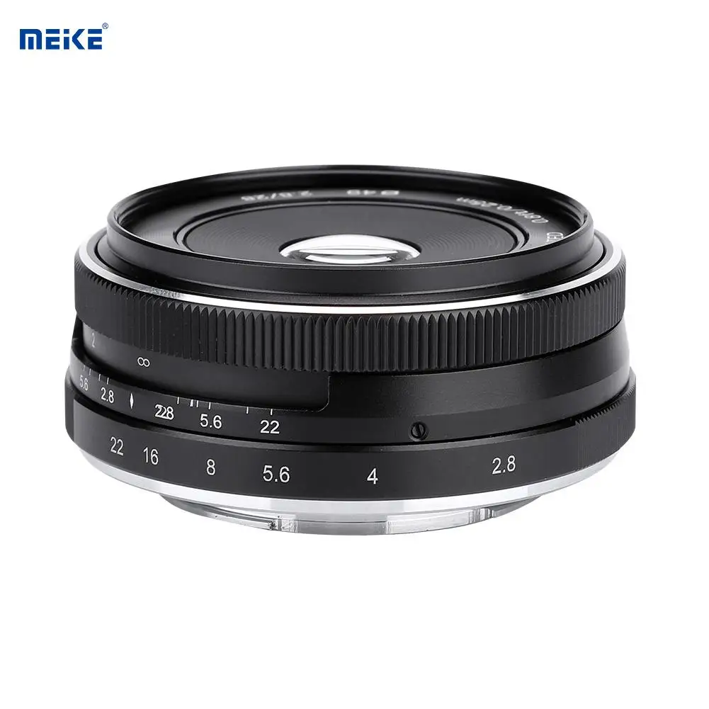 Meike28 мм F2.8 широкоугольный ручной объектив APS-C для Fuji X-mount беззеркальная камера s чечевица объектив беззеркальная камера s