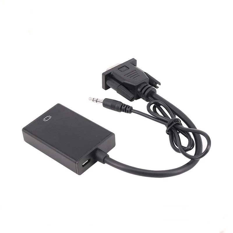 Адаптер SeenDa с HDMI на VGA переходник цифрового аналоговый видео аудио Hdmi для ПК