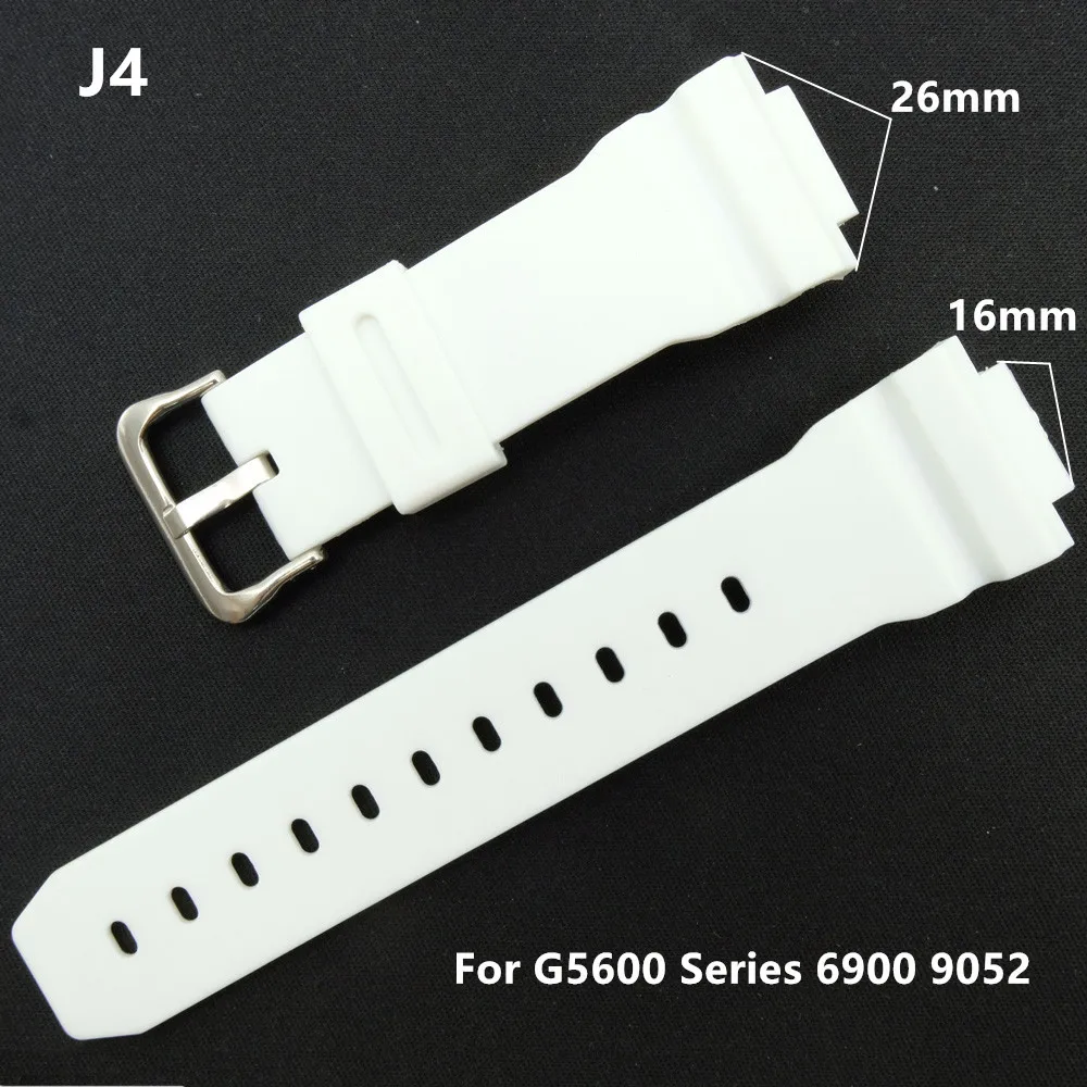 

Watchband Silicone Rubber Band Sports Diving Black Strap For For DW Replace Electronic Wristwatch Belt Watch Accessories