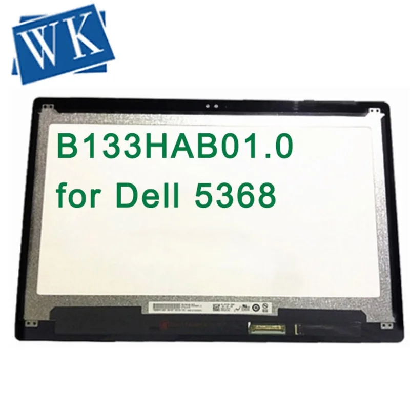 

Free shipping 13.3 " inch LCD Screen for Dell Inspiron 13 5368 5378 7378 LCD + Touch Digitizer Component B133HAB01.0 FHD Displa