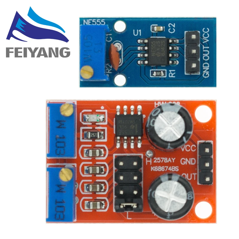Генератор частоты импульса NE555 рабочий цикл Регулируемый Модуль 10 кГц 200