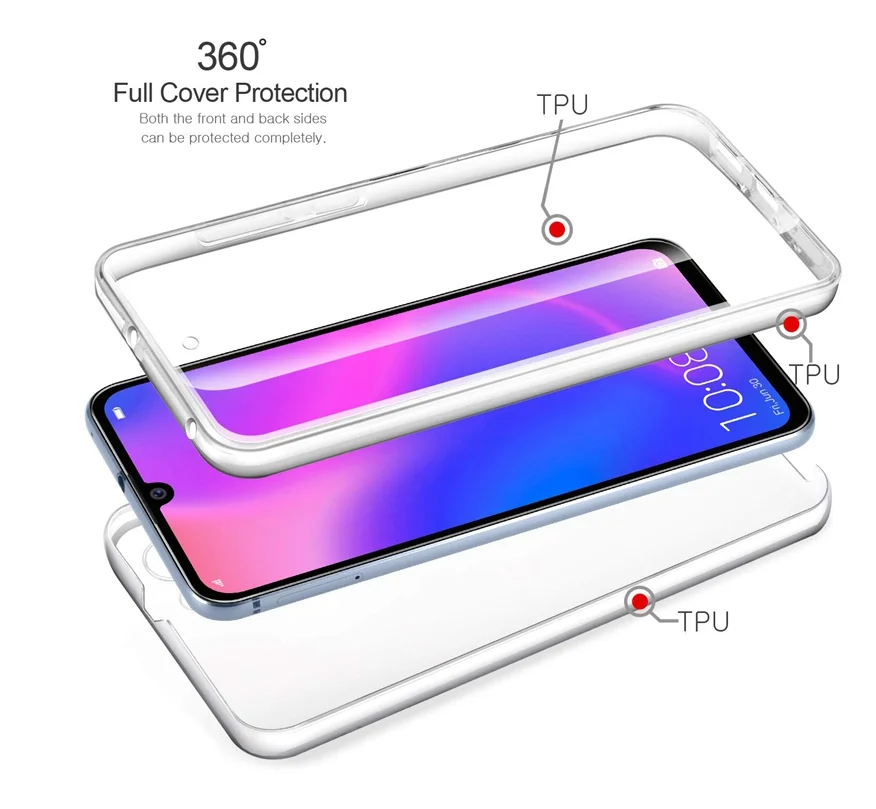 360 двойной силиконовый, мягкий, телефонный чехол для samsung Galaxy S3 S4 S5 S6 край S7 S8 плюс S9 S10E Note3 4 для девочек от 5 до 8 лет 9 G530 G360 для Note10 pro