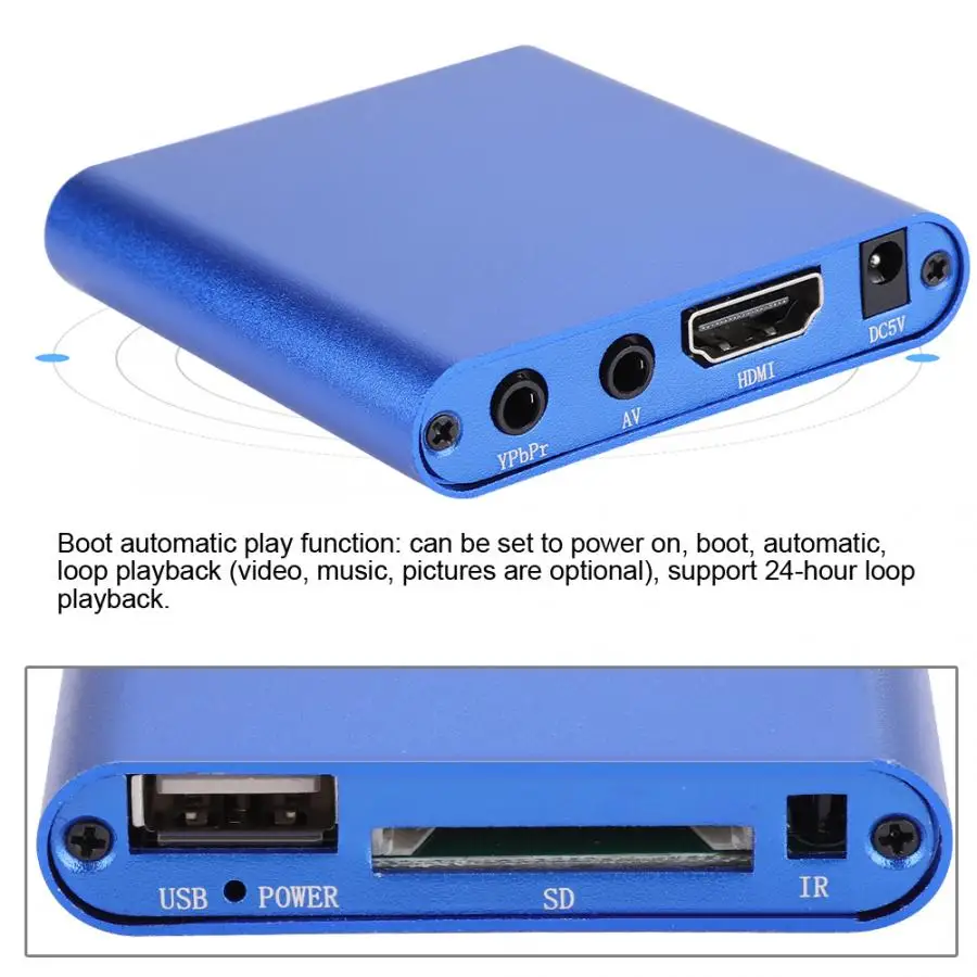 K7 1080P Мини HD медиа Аудио Видео плеер жесткий диск новый | Электроника