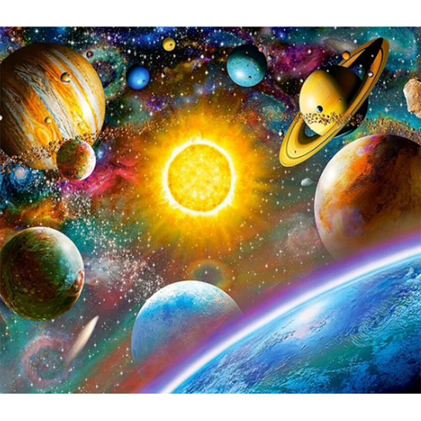 

5D DIY Square/Round Diamond Diamond Painting Landscape Painting Planet Beauty Picture Cross Stitch Decoration Artwork TX1024