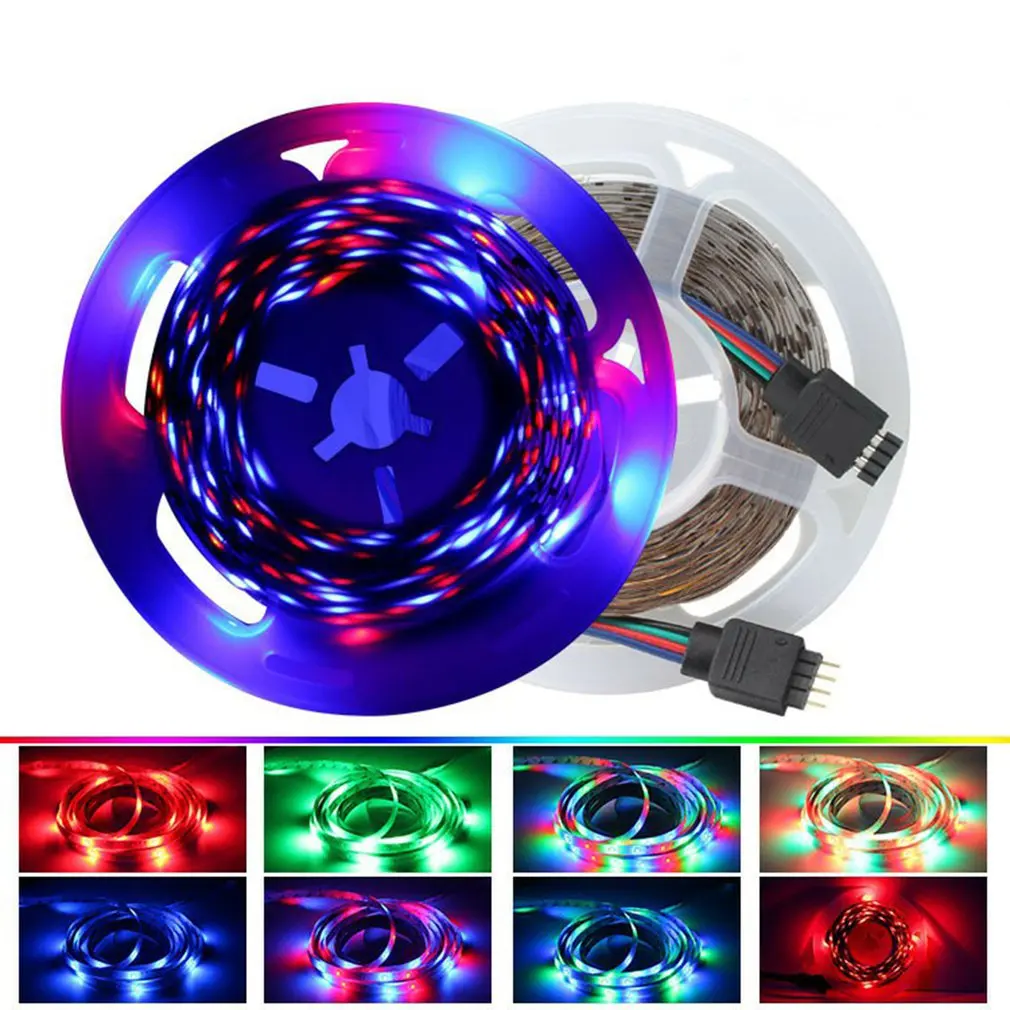 

10M RGB LED Strip Lights With 24key Remote Controller Color Changing Rope Lights Tape Lights Flexible Decorative Light Strips