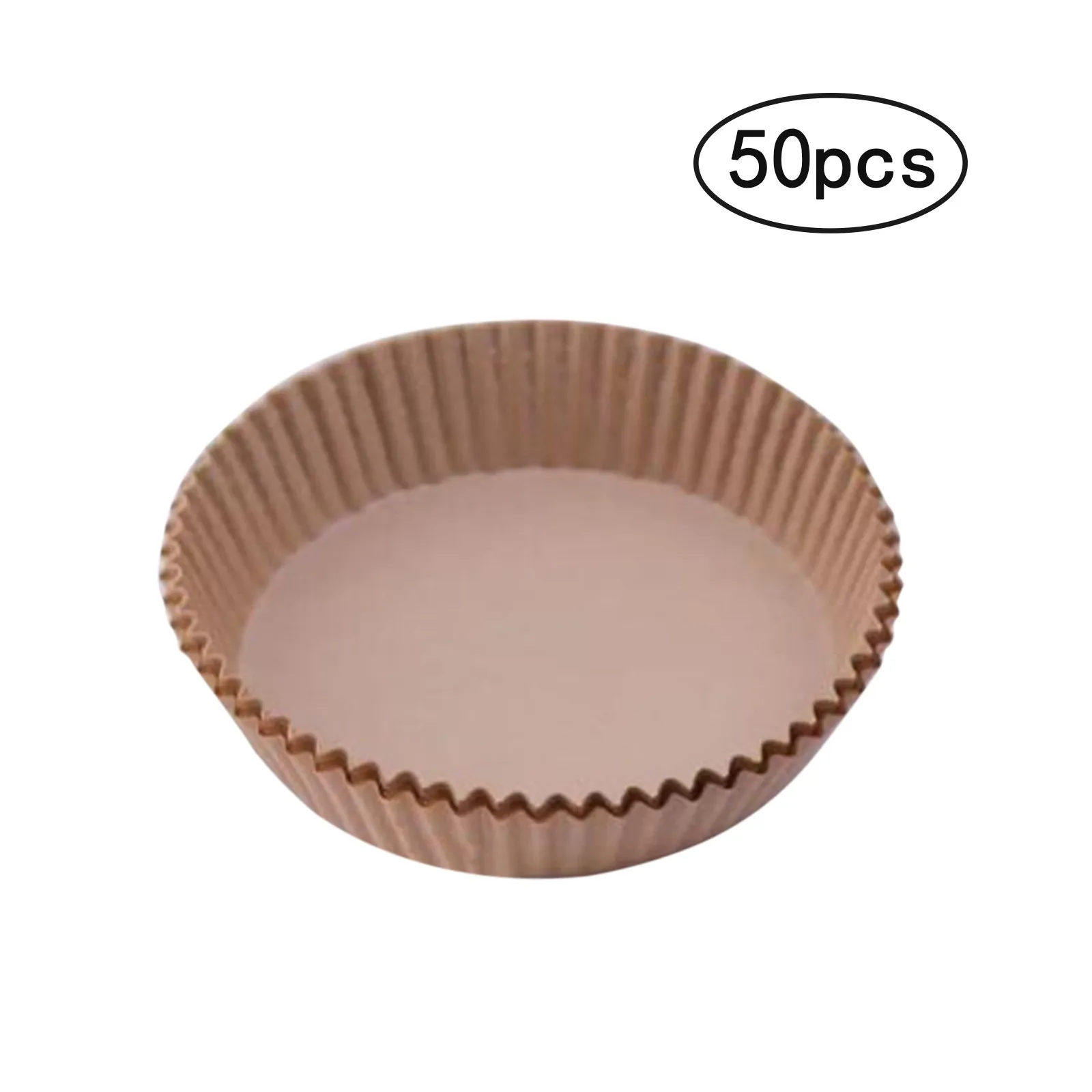 

Одноразовый коврик для фритюрницы, антипригарный мат для паровой бумаги, пергаментная древесная масса, Круглый бумажный вкладыш, 50 шт.