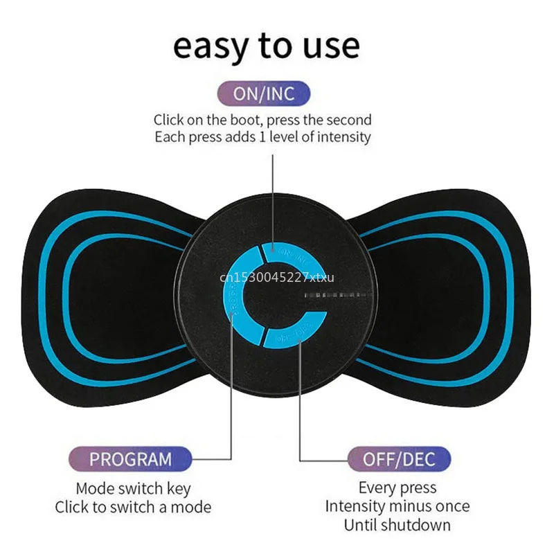Массажные наклейки Ems мини электрический массажер стимулятор боли в шее спине