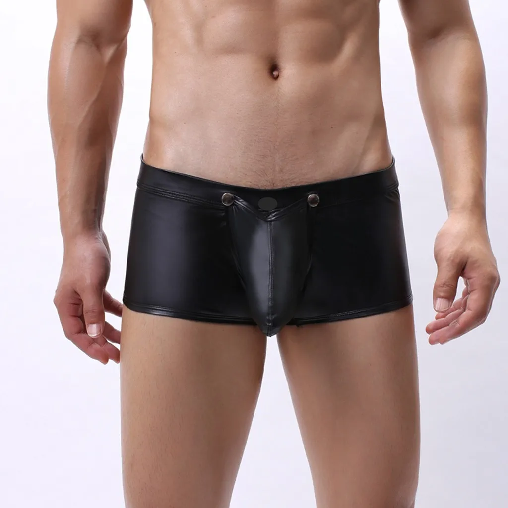 Мужские трусы боксеры сексуальное нижнее белье для геев мужские из