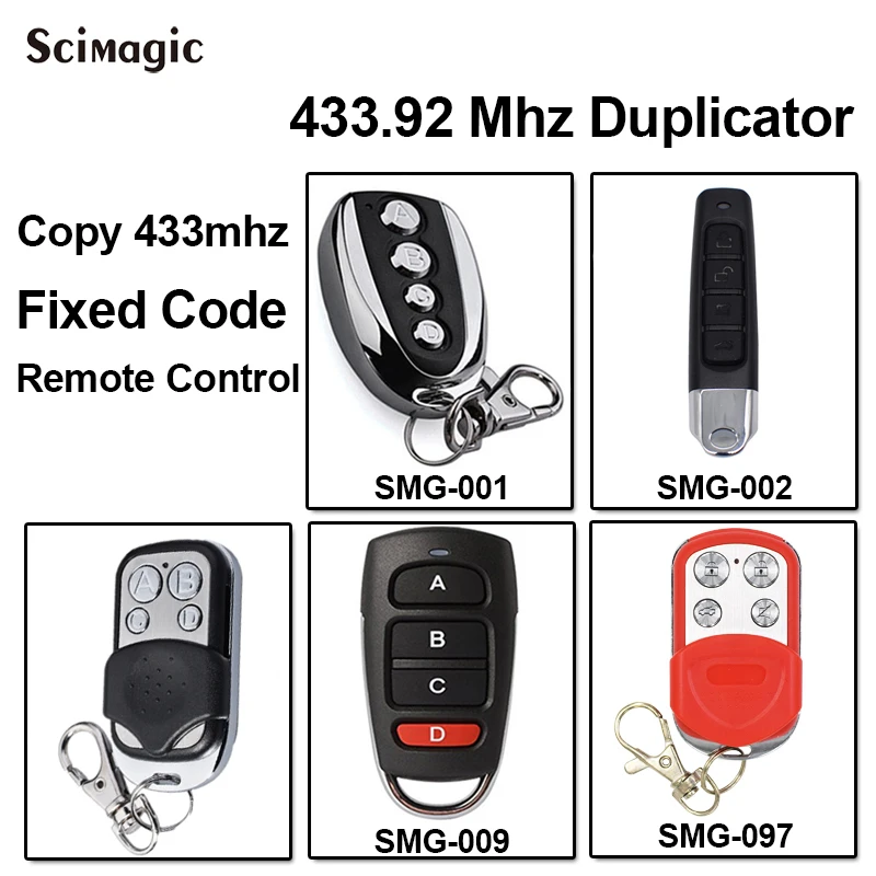 

For Avidsen DOITRAND ERREKA RIB ROGER TEDSEN TORMATIC Copy Clone transmitter key Duplicator gate Remote Control garage 433.92Mhz