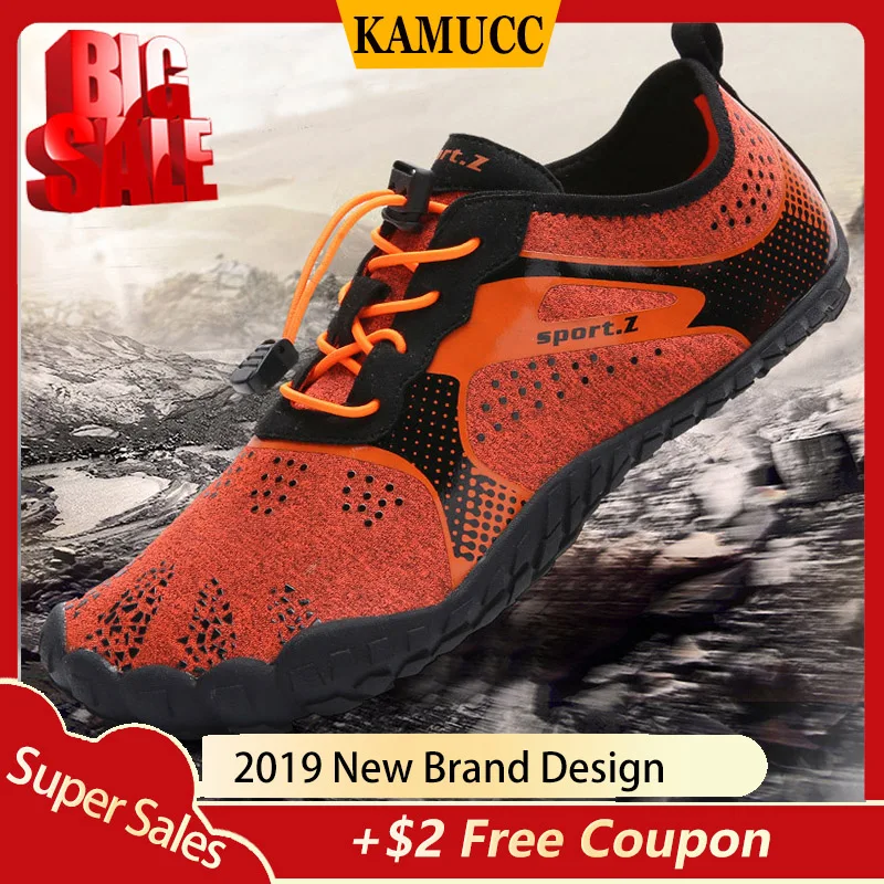 Мужские летние пляжные сандалии быстросохнущие слиперы для плавания дайвинга