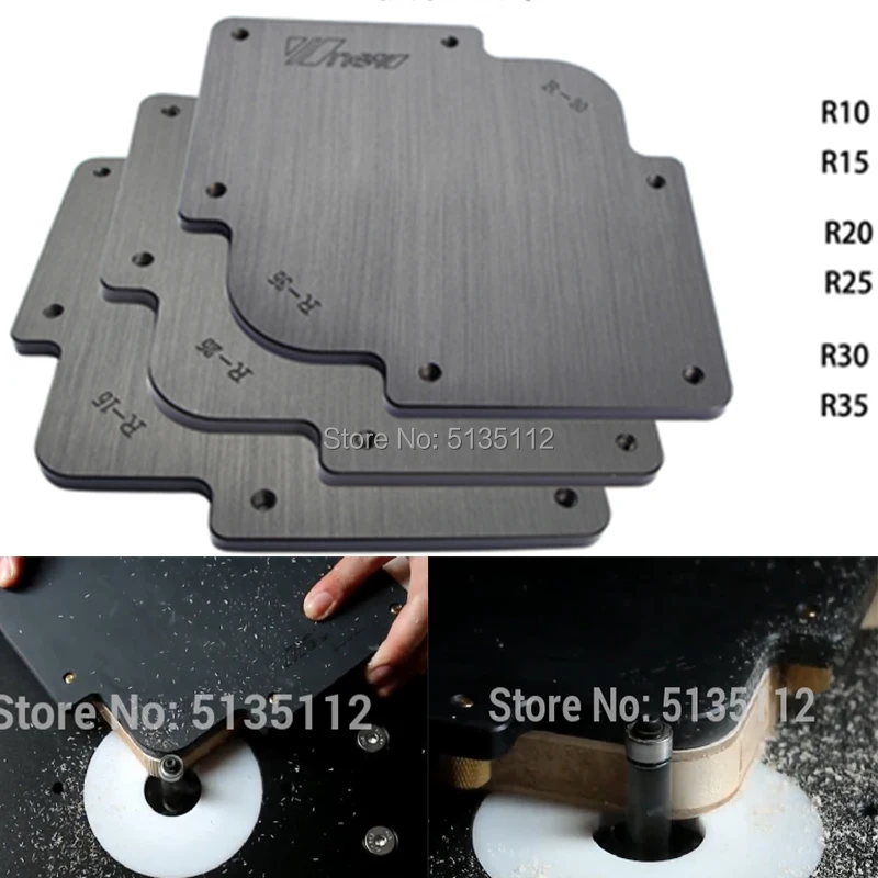 3 шт./компл. Новый R круглый Угловой радиус зажим шаблон бакелитовая пластина