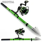 Телескопическая мини-удочка и Катушка для спиннинга, 1,5-3,0 м