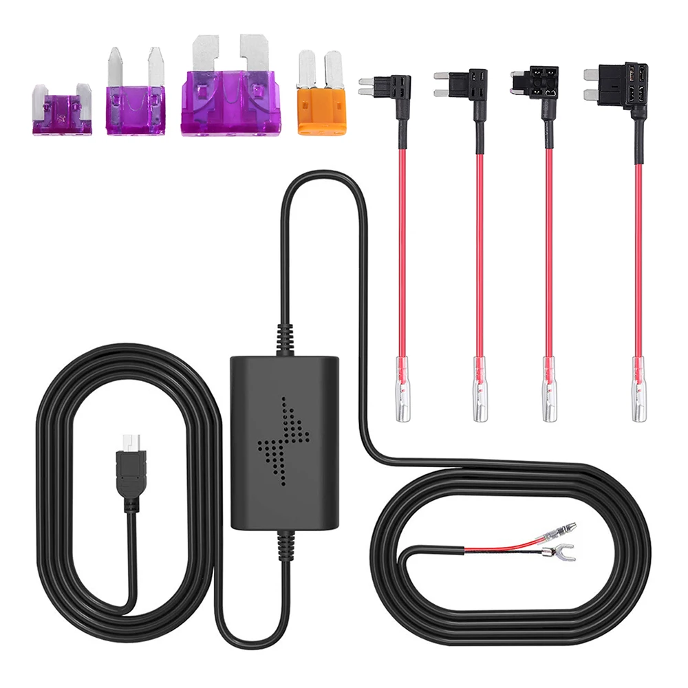 Универсальный жесткий Предохранитель 12 24 В Автомобильный регистратор